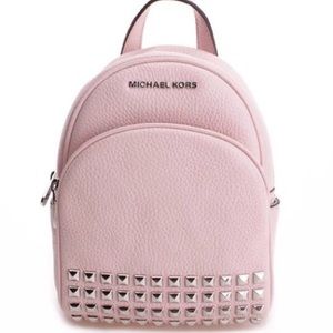 Michael Kors Leather Abbey XS Studded Backpack